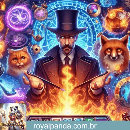 Imagem promovendo jogos de loteria online da Royalpanda com prêmios incríveis.